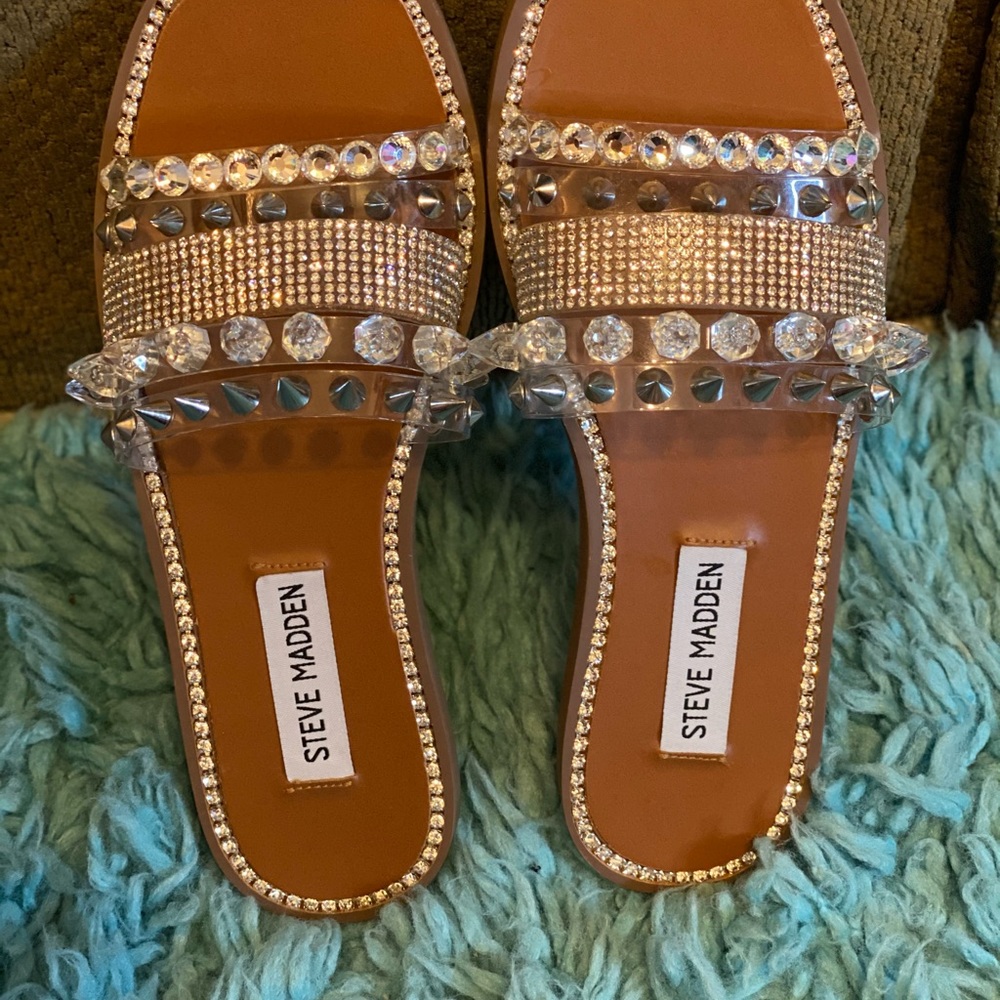 Steve Madden Leandra CLEAR sandals